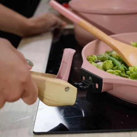 POIGNEE AMOVIBLE ROSE GUIMAUVE - Photo N°2