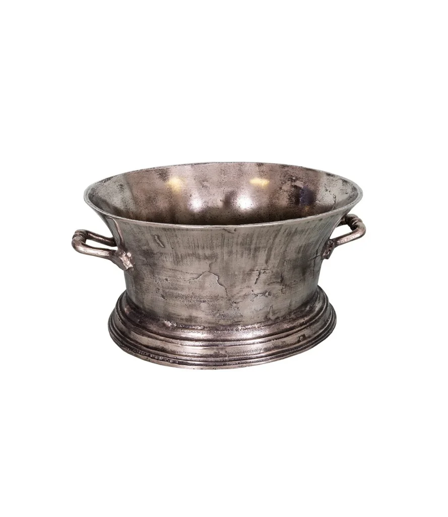 SEAU A CHAMPAGNE RAFRAICHISSEUR FONTE D'ALUMINIUM  46 x 23 x 36 cm - Photo N°1