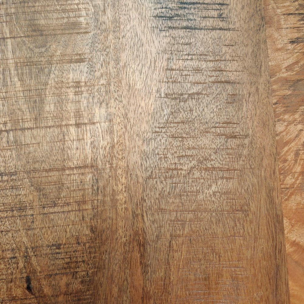 MEUBLE 2 PORTES 3 TIROIRS 3 NICHES EN PALISSANDRE ET METAL 148 X 38 X 80 CM - Photo N°2