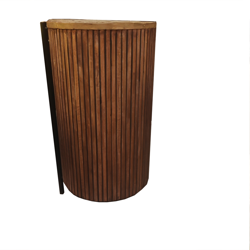 BAHUT BAS TROMS 2 PORTES 3 TIROIRS 200 X 85 X 50 CM MAHOGANY ET TECK RECYCLE - Photo N°6