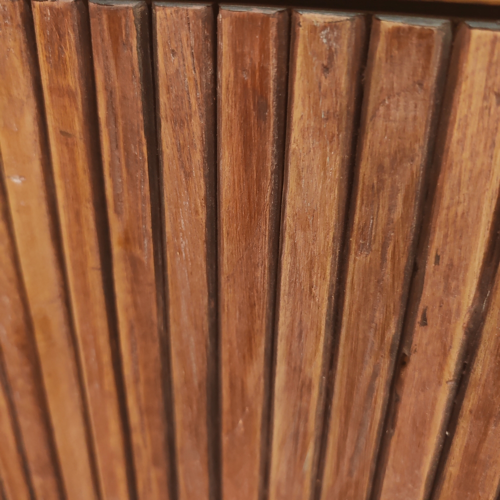 BAHUT BAS TROMS 2 PORTES 3 TIROIRS 200 X 85 X 50 CM MAHOGANY ET TECK RECYCLE - Photo N°4