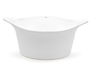 L'INCROYABLE COCOTTE 20 CM COULEUR MERINGUE SANS BOUTON NI MANIQUE