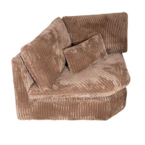 ANGLE PANORAMIQUE CANAPE MODULABLE KEDUSA TILIA CAMEL 91 X 91 X 105 CM