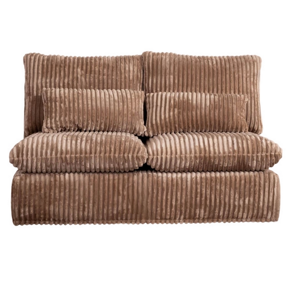 CANAPE MODULABLE KEDUSA 2 PL TILIA CAMEL 142 X 91 X 100 CM - Photo N°8