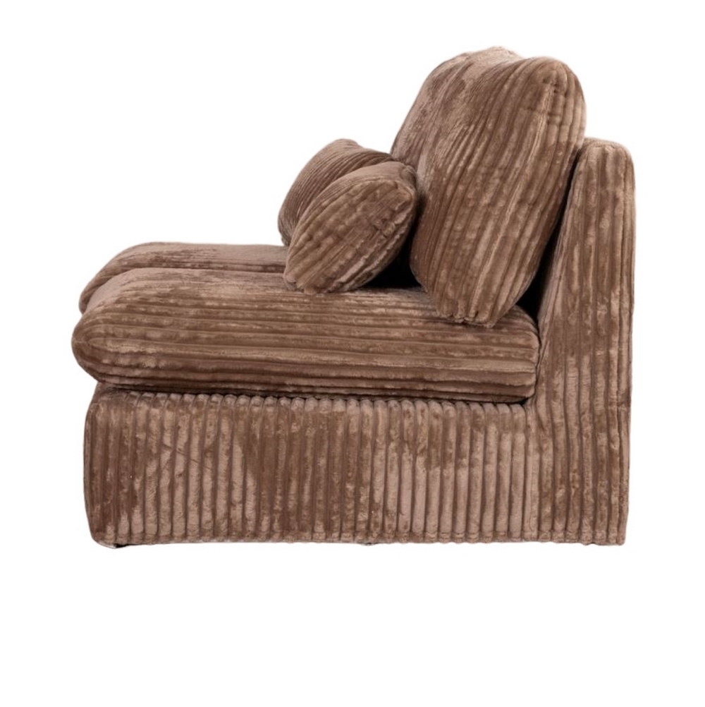 CANAPE MODULABLE KEDUSA 2 PL TILIA CAMEL 142 X 91 X 100 CM - Photo N°5