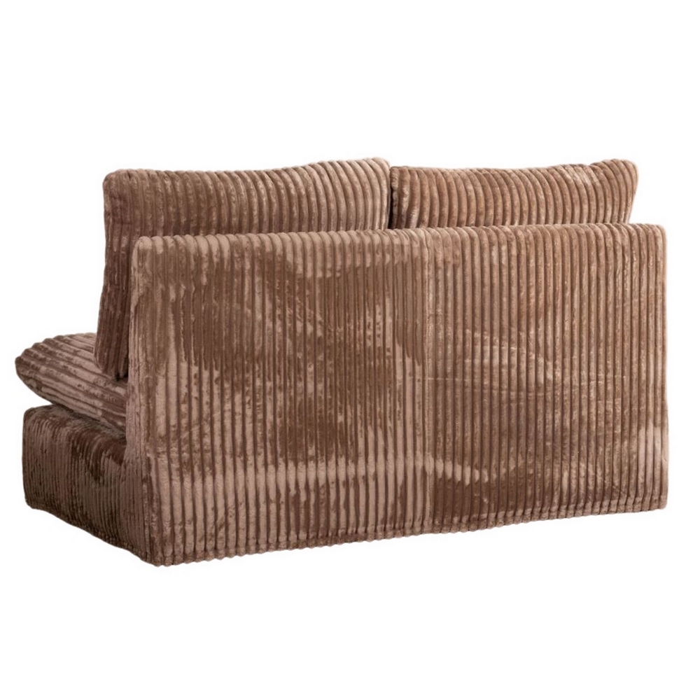 CANAPE MODULABLE KEDUSA 2 PL TILIA CAMEL 142 X 91 X 100 CM - Photo N°3