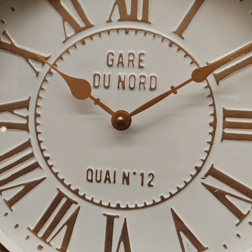 HORLOGE DE GARE GARE DU NORD GM 45 X 45.5 X 12.5 CM - Photo N°2
