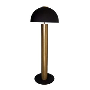 LAMPE LECTURE METAL DORE ET NOIR 51.5 X 51.5 X 141 CM