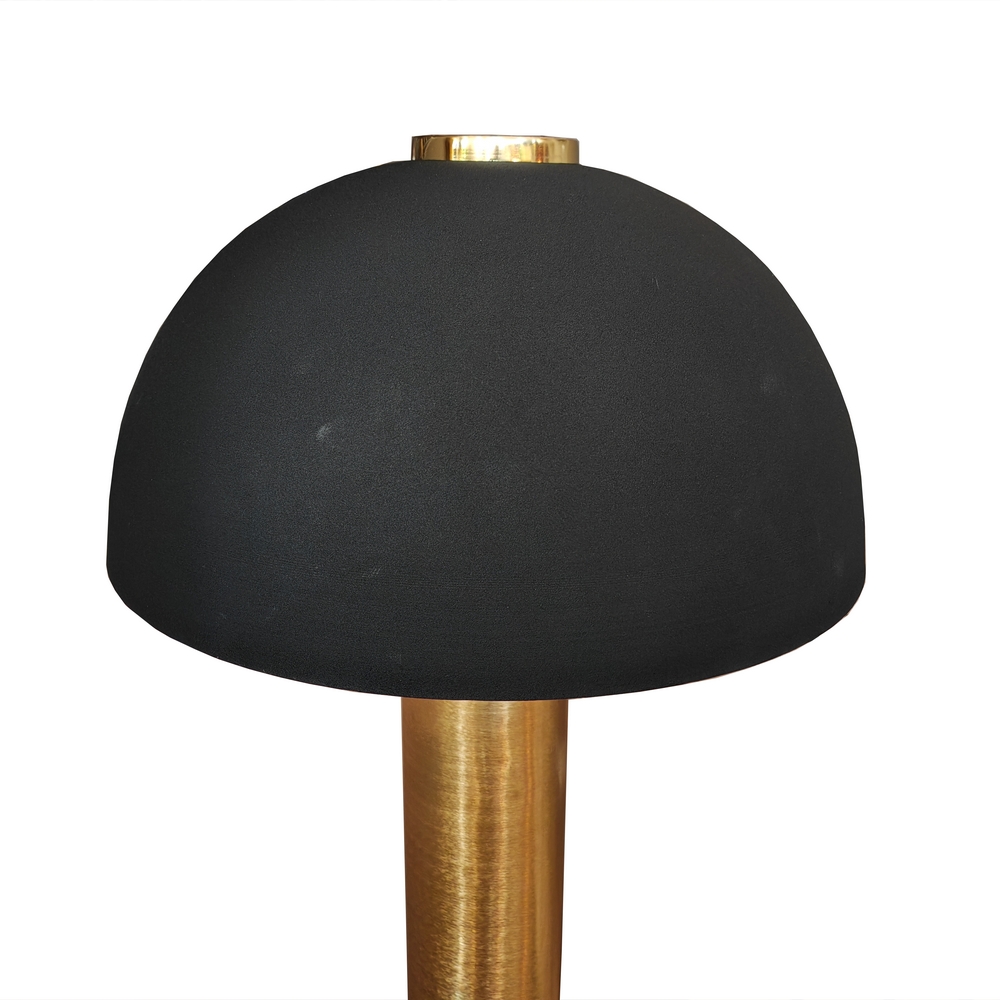 LAMPE LECTURE METAL DORE ET NOIR 51.5 X 51.5 X 141 CM - Photo N°2