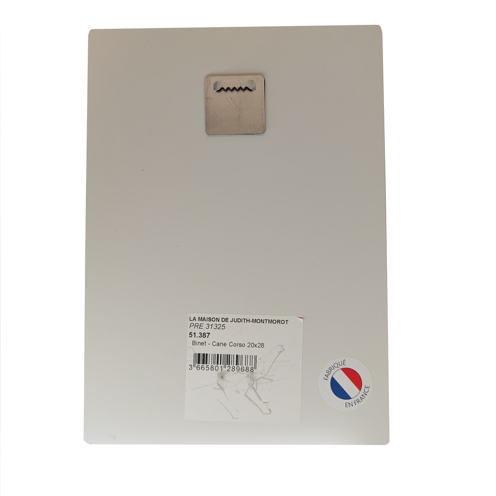 IMPRESSION S BINET CHIEN CANE-CORSO SUR DIBOND AVEC ATTACHE 20 X 28 CM - Photo N°2