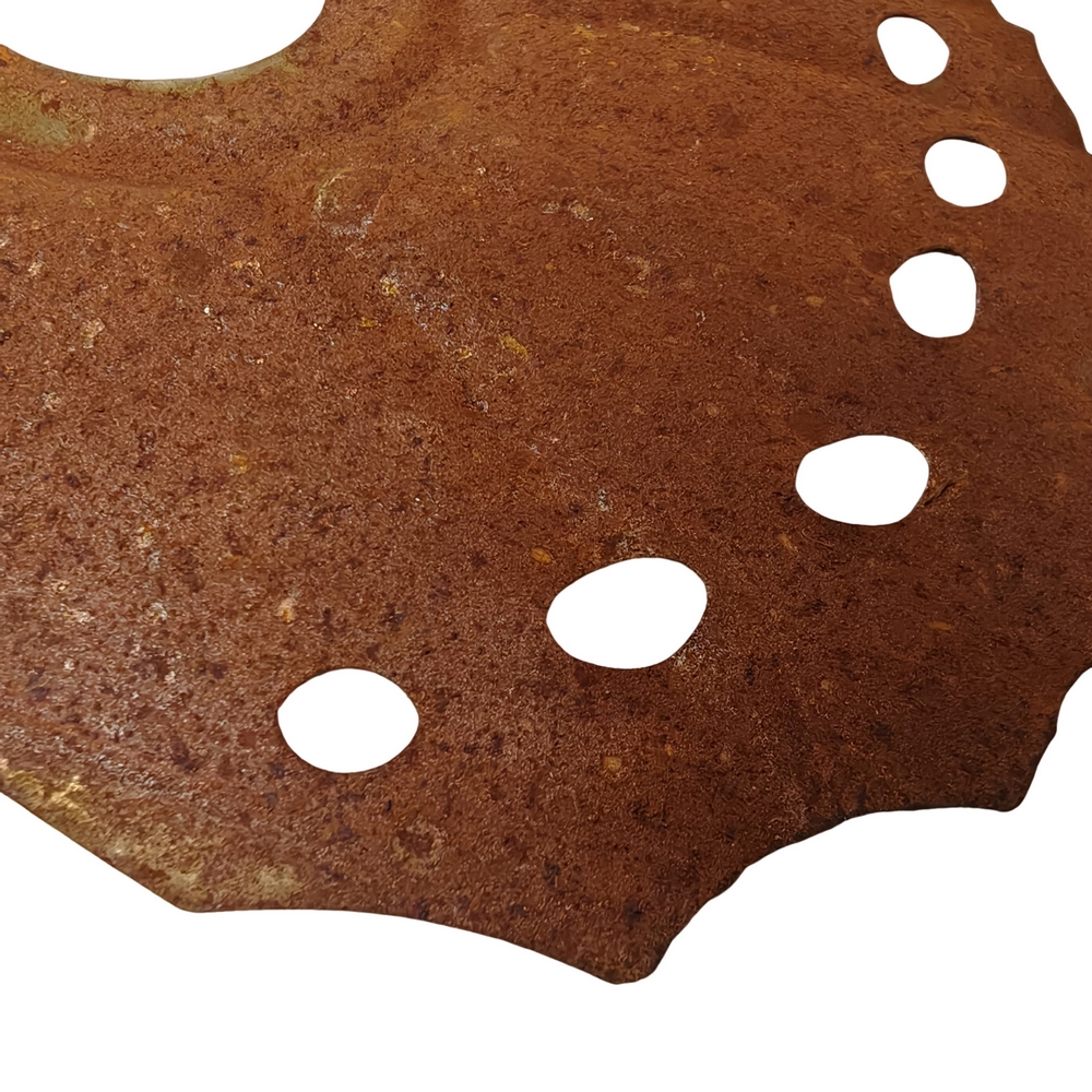 PAPILLON MURAL METAL EFFET ROUILLE 45 X 3 X 33.5 CM - Photo N°3