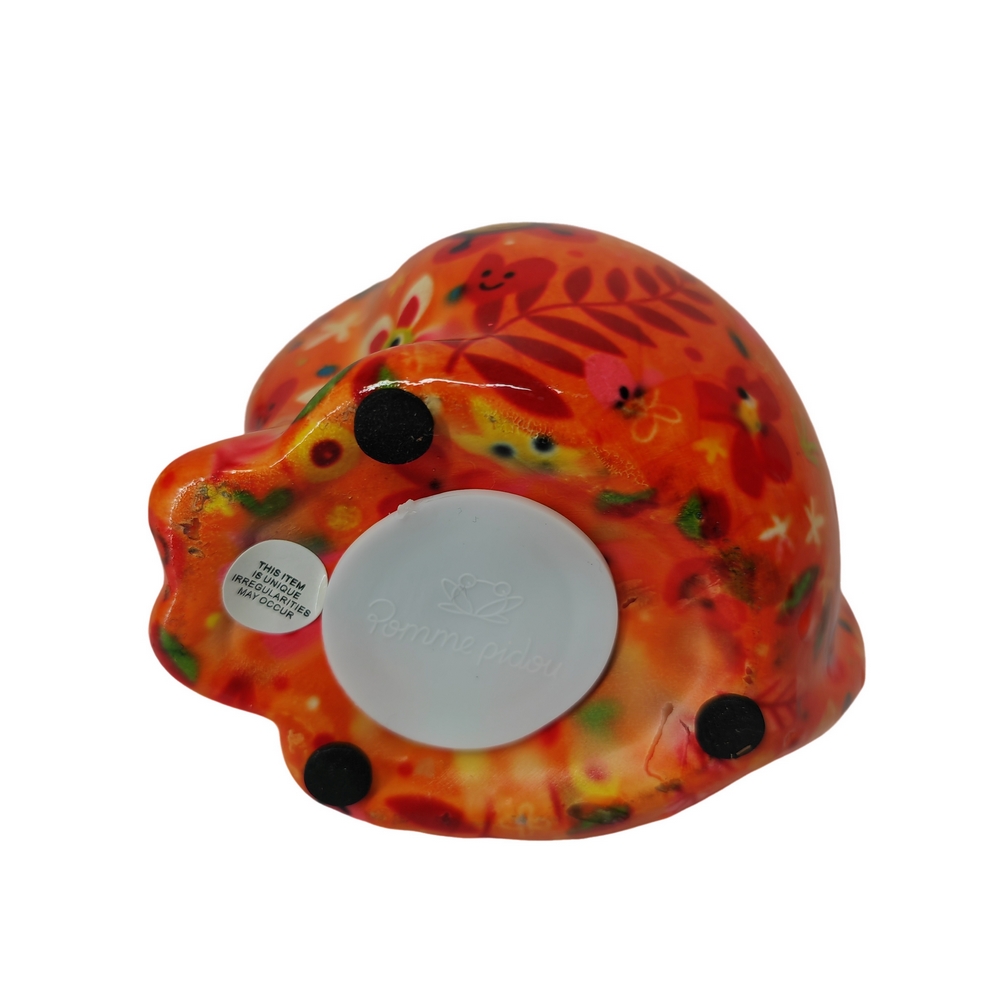 TIRELIRE CHAT CARAMEL POMME PIDOU ORANGE - Photo N°2