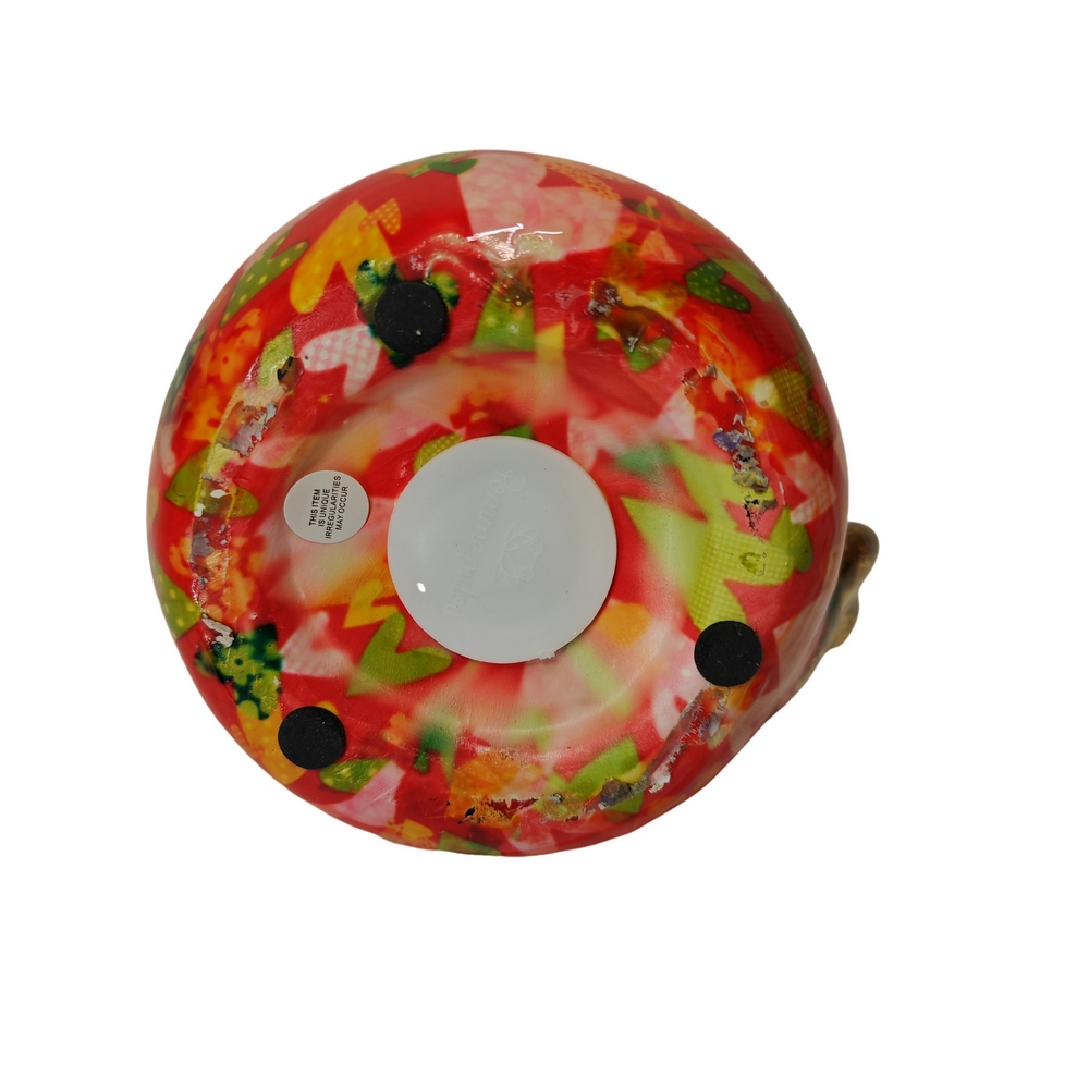 TIRELIRE POULE MATHILDA POMME PIDOU ROUGE ET COEURS - Photo N°2