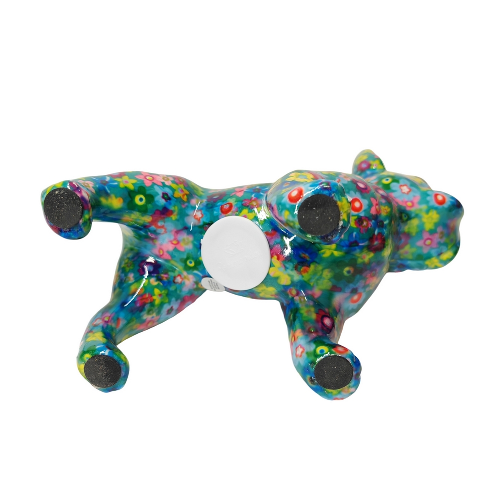 TIRELIRE BULLDOG FRANCAIS POMME PIDOU VERTE - Photo N°2