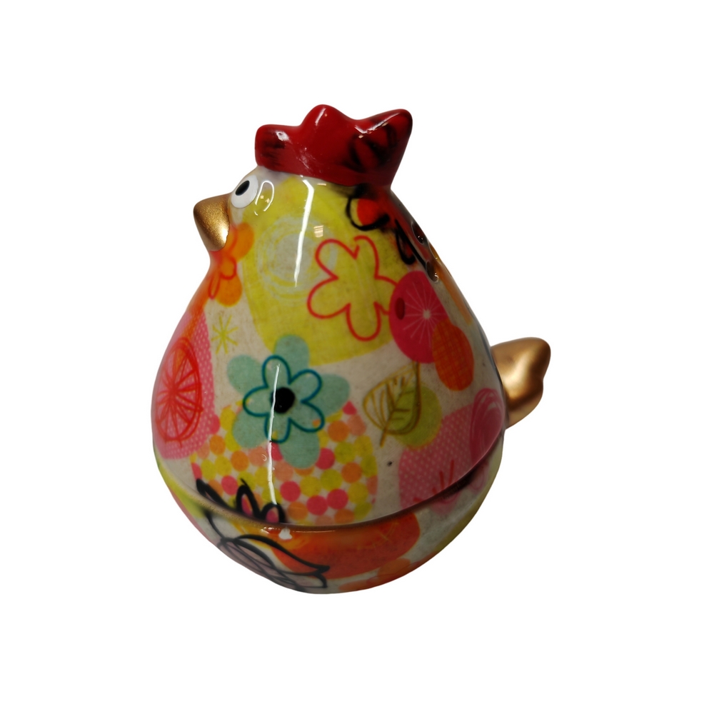 COQUETIER POULE MATHILDA POMME PIDOU BLANC - Photo N°1