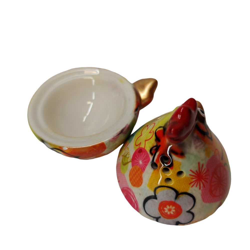 COQUETIER POULE MATHILDA POMME PIDOU BLANC - Photo N°3