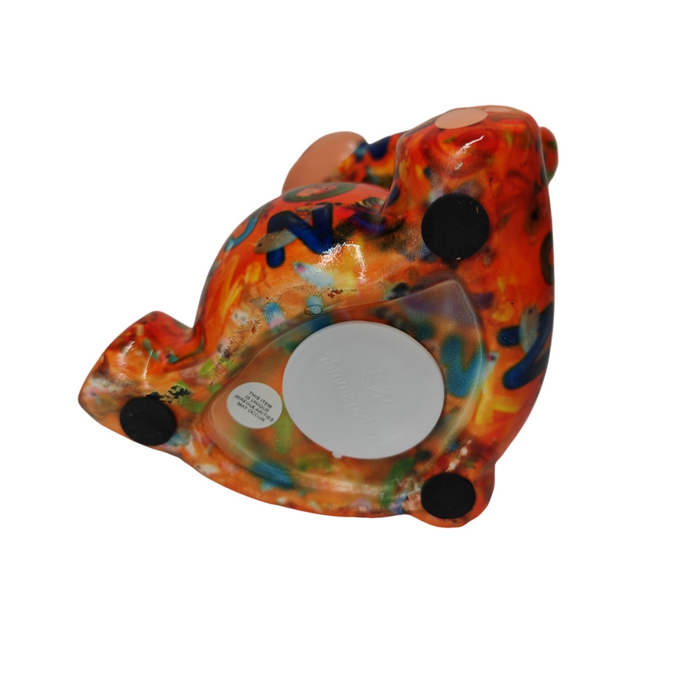 TIRELIRE OURS TOTO POMME PIDOU ORANGE - Photo N°2