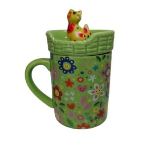 MUG MATHILDA CHAT POMME PIDOU VERT