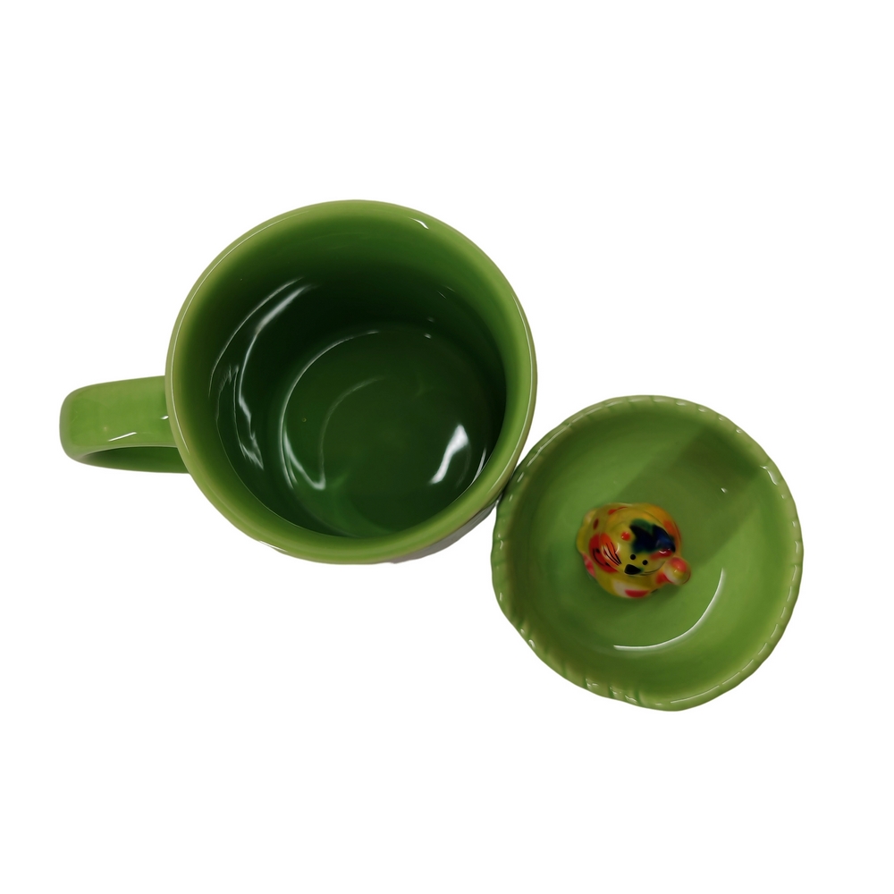 MUG MATHILDA CHAT POMME PIDOU VERT - Photo N°2