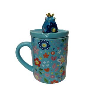 MUG MATHILDA GRENOUILLE POMME PIDOU BLEUE