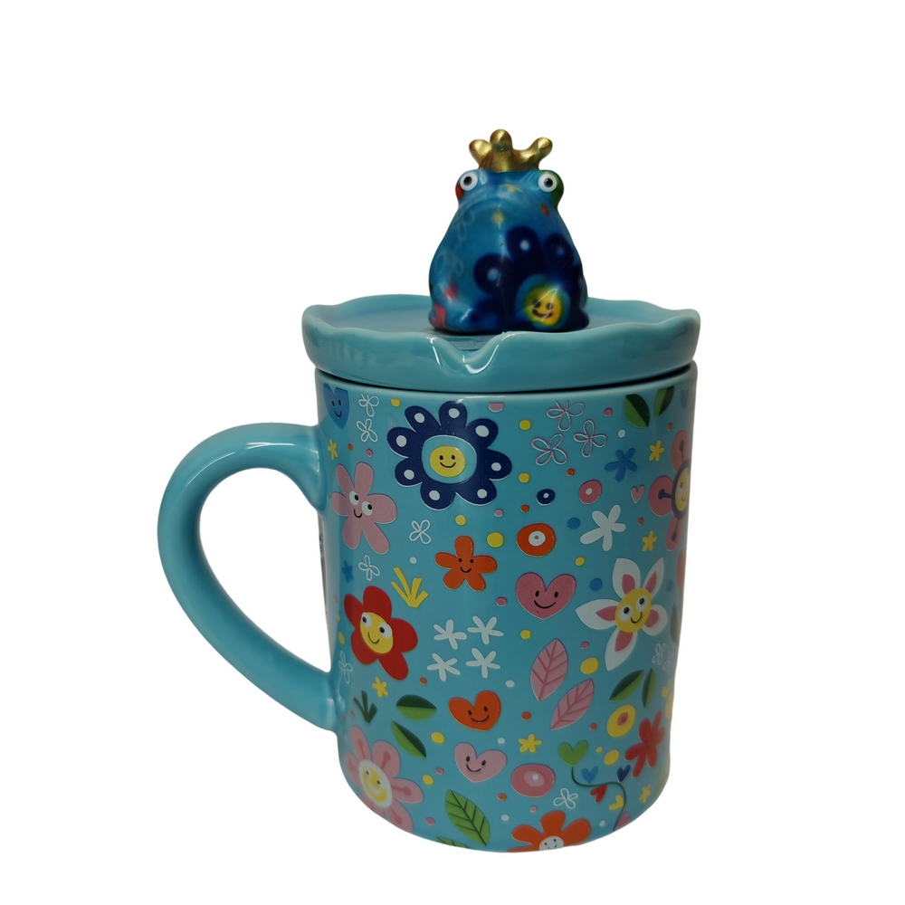 MUG MATHILDA GRENOUILLE POMME PIDOU BLEUE - Photo N°1