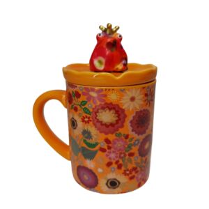 MUG MATHILDA GRENOUILLE POMME PIDOU ORANGE