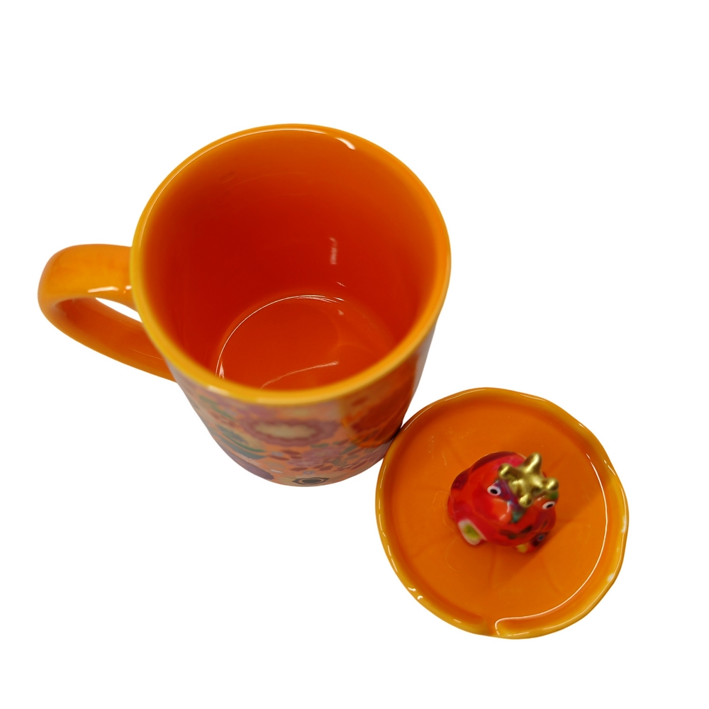 MUG MATHILDA GRENOUILLE POMME PIDOU ORANGE - Photo N°2
