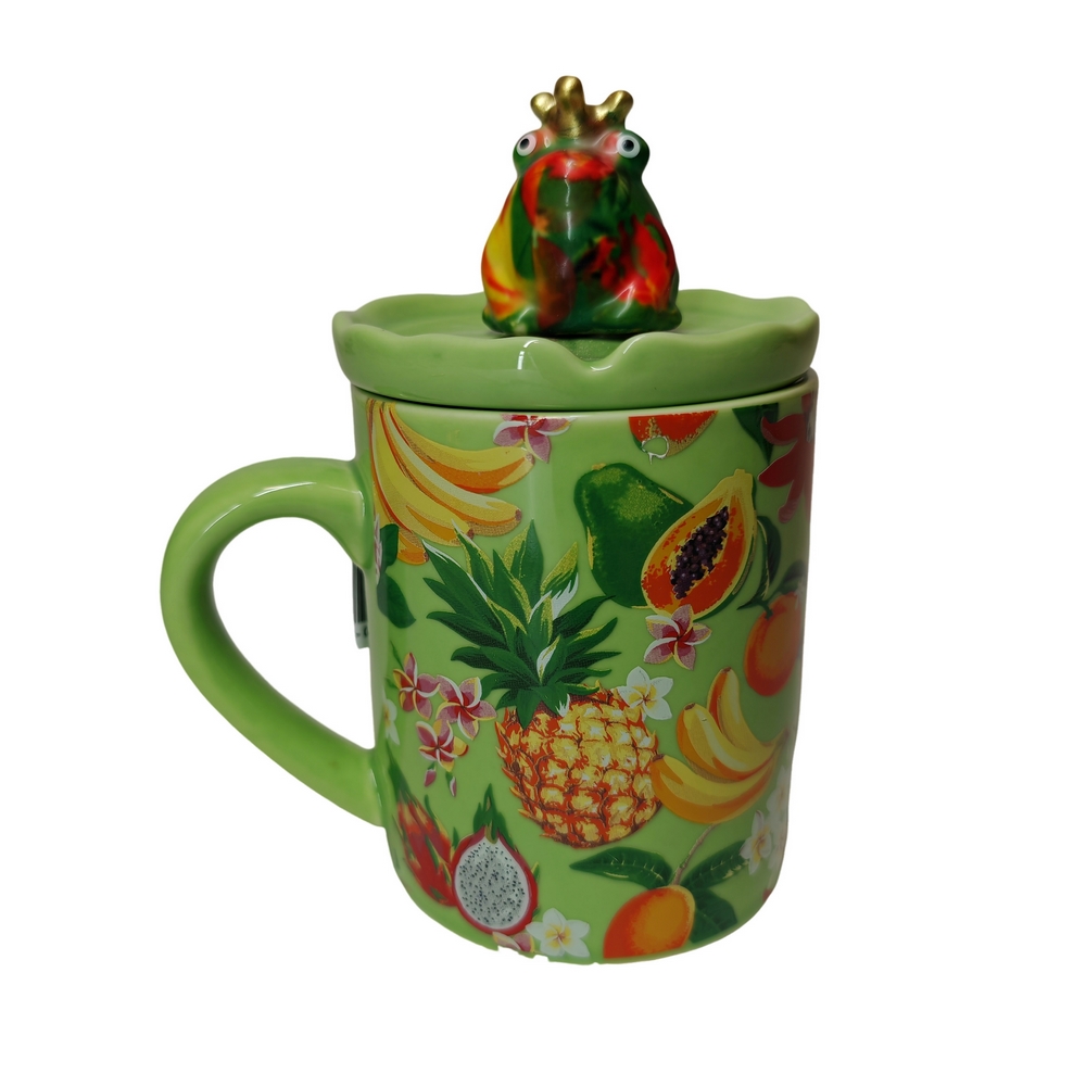 MUG MATHILDA GRENOUILLE POMME PIDOU VERTE - Photo N°1