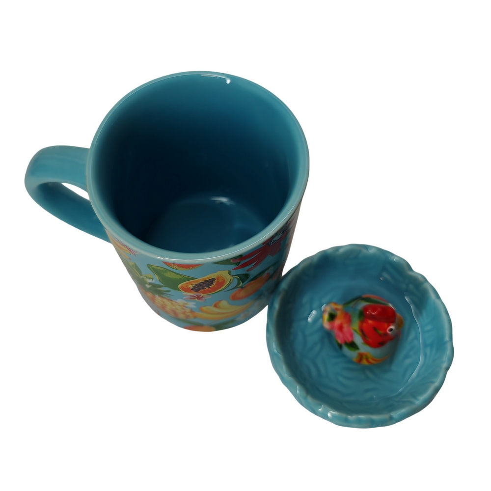 MUG MATHILDA POULE POMME PIDOU BLEU - Photo N°3