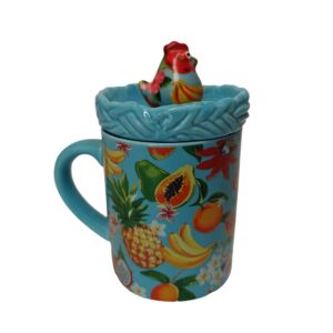MUG MATHILDA POULE POMME PIDOU BLEU