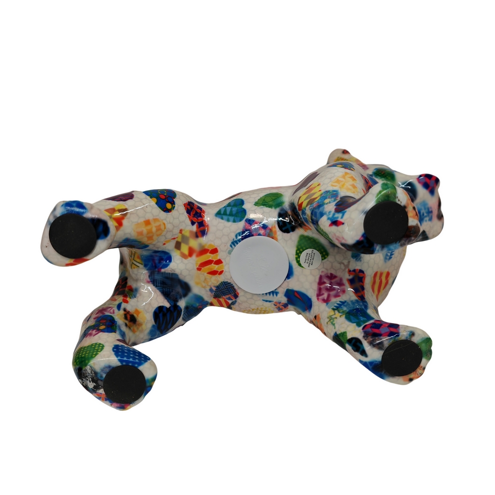 TIRELIRE BULLDOG FRANCAIS POMME PIDOU BLANCHE - Photo N°2