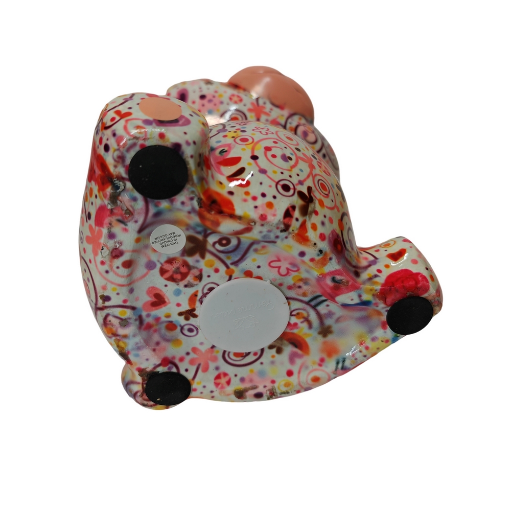 TIRELIRE OURS TOTO POMME PIDOU BLANCHE - Photo N°2