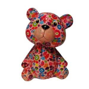 TIRELIRE OURS TOTO POMME PIDOU ROSE