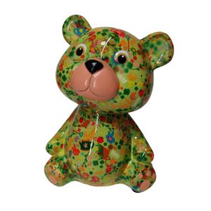 TIRELIRE OURS TOTO POMME PIDOU VERTE