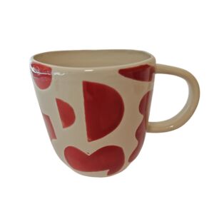MUG OHANA ROUGE 15 X 9 CM