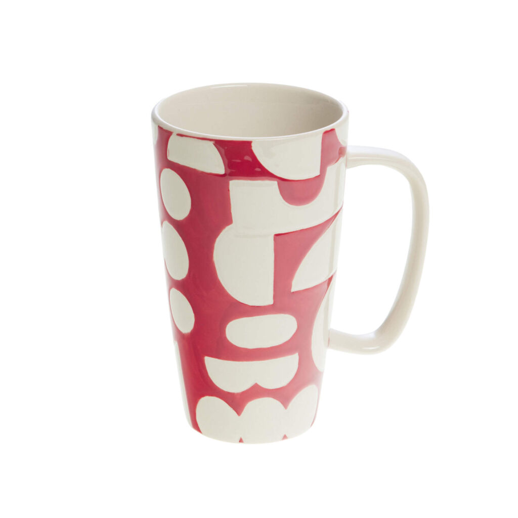 MAXI MUG OHANA ROUGE 15 X 9 CM - Photo N°1