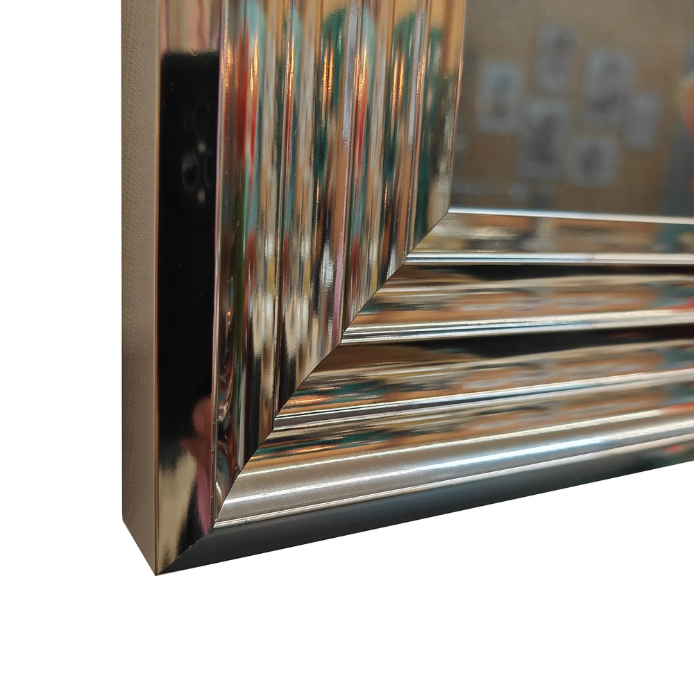 LIONNE ROYALE ENCADRE LIQUID ART ET STRASS 76 X 76 CM - Photo N°4