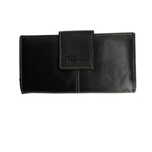 LE PORTEFEUILLE ANAIS DE MORGADO PIEL COULEUR NOIR 18 X 10 X 3 CM
