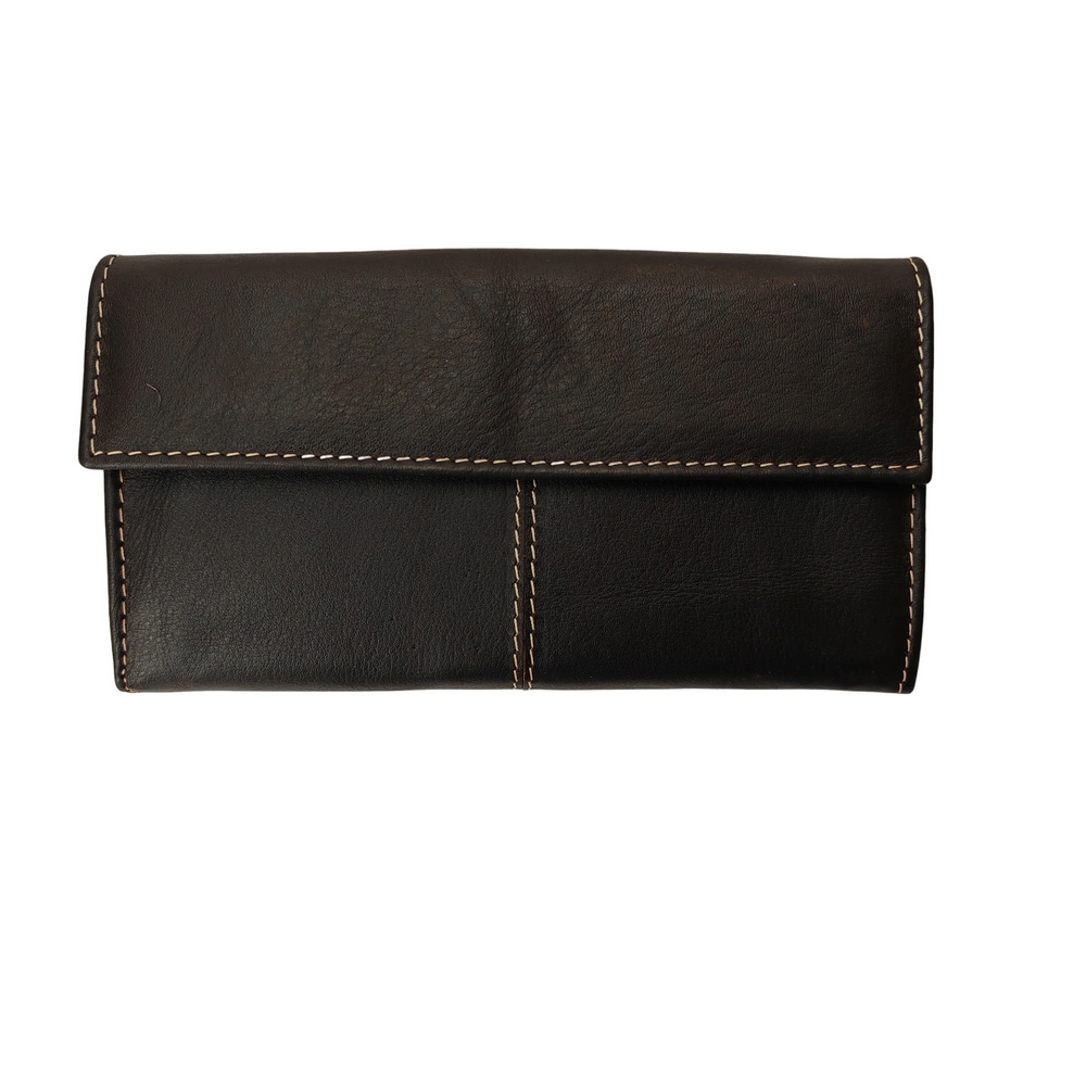 LE PORTEFEUILLE ANAIS DE MORGADO PIEL COULEUR BRUN 18 X 10 X 3 CM - Photo N°4