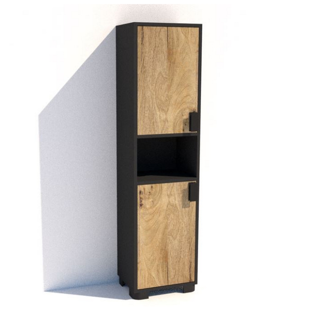 COLONNE SALLE DE BAIN MODELE IPN MANGUIER / METAL 2 P 1 NICHE  35 X 180 X 35 CM - Photo N°1