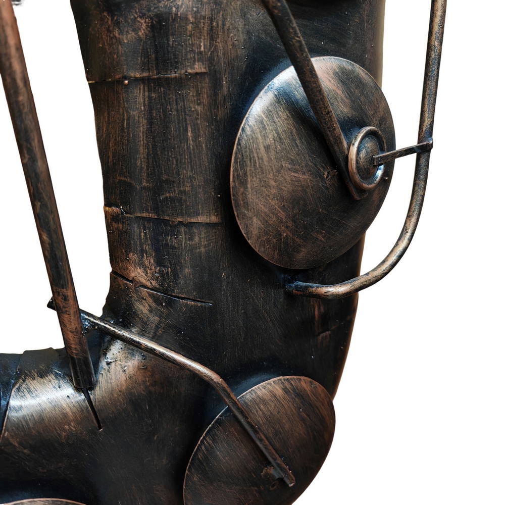 DECORATION MURALE METAL SAXOPHONE 160 CM - Photo N°6