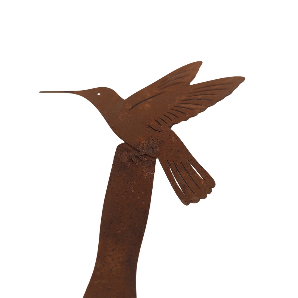 PIQUE DE JARDIN CISAILLE METAL ROUILLE 16 X 49 CM - Photo N°2