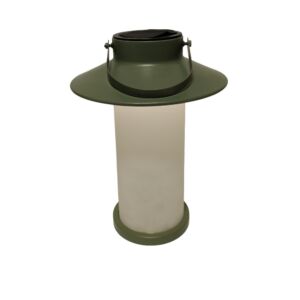 LANTERNE SOLAIRE NORIKO VERTE 27.5 X 19 CM