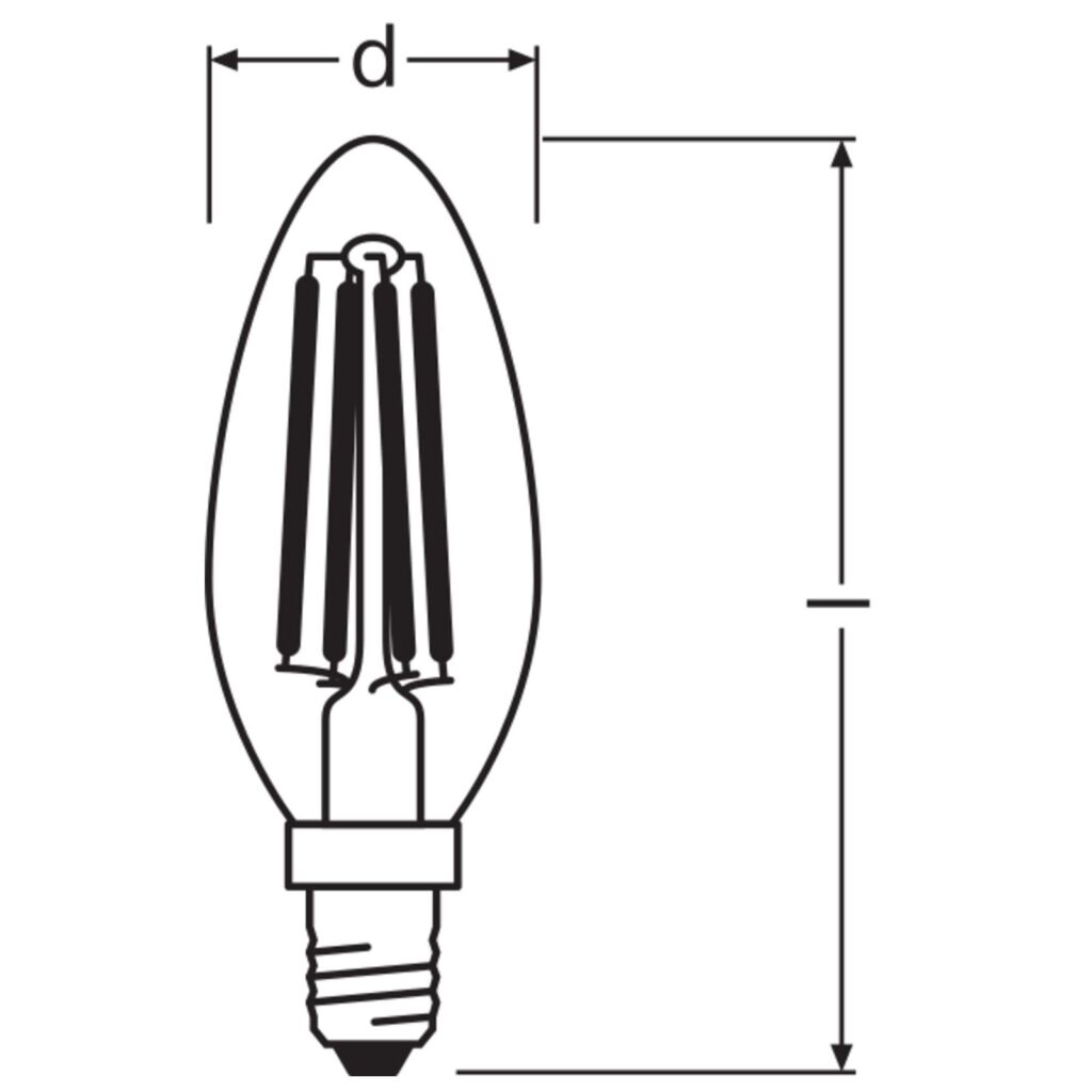 AMPOULE LED E14 RETROFIT CLASSIC LUMIERE DU JOUR 4W 470 LM - Photo N°3