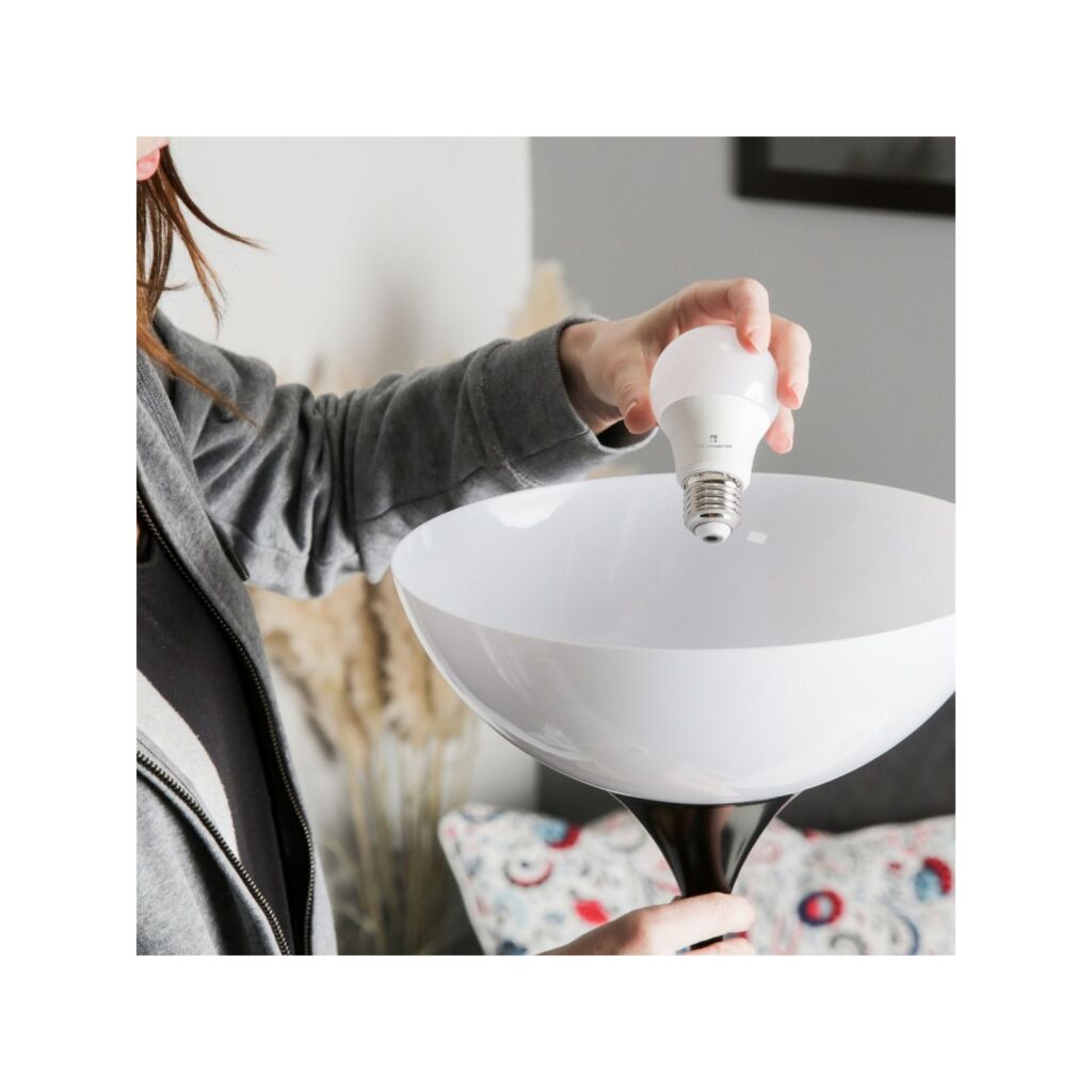 AMPOULE LED WIZ SMART WIFI 9 W - E27 BLANC CHAUD 806 LM - Photo N°6