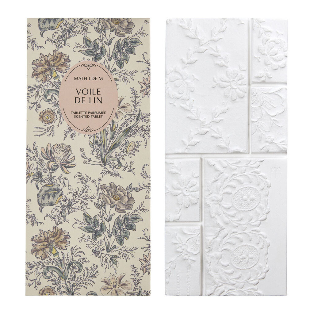 TABLETTE PARFUMEE SECRET D'ARMOIRE VOILE DE LIN - Photo N°1