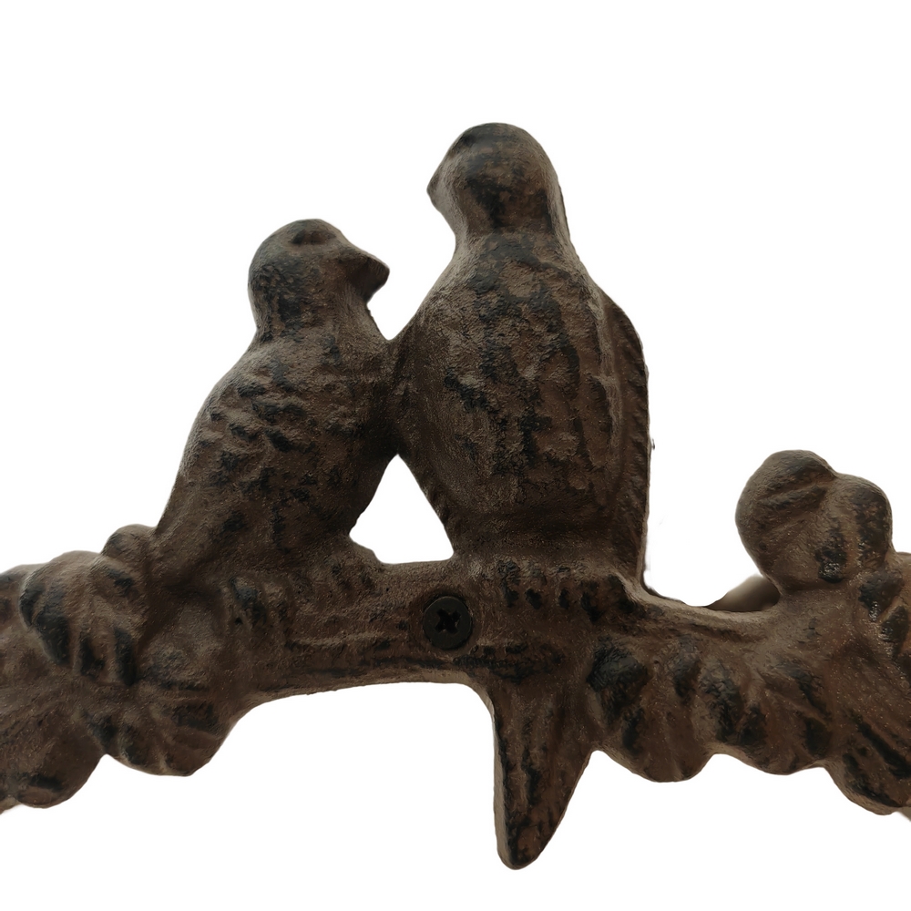 SUPPORT TUYAU D ARROSAGE FONTE OISEAUX 22 X 17 X 13 CM - Photo N°4