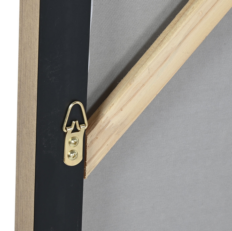 TABLEAU TOILE ARBRE PEINT MAIN ASPECT DORE AVEC ENCADREMENT 182 X 3.8 X 80 CM - Photo N°5