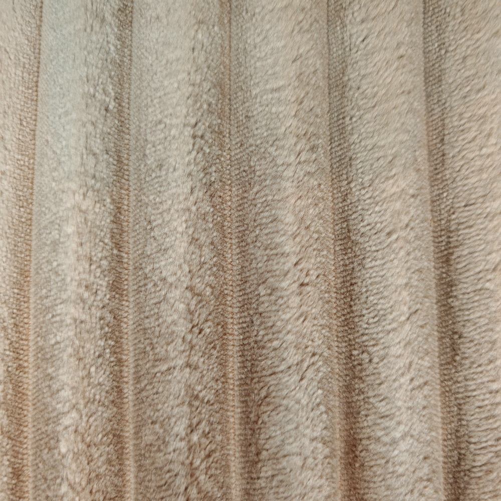 POUF LIZARD BILLES POLYSTYRENE VELOURS GROSSES COTES TILLIA CAMEL 45 X 40 X 45CM - Photo N°3