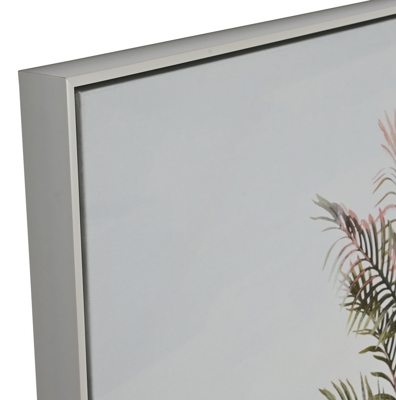 CADRE TOILE PLANTES ET VUE SUR MER 80 X 3.5 X 120 CM - Photo N°5